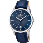 Orologio Festina Classics F20426/2 Blu Cinturino In Pelle, Uomo