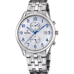 Orologio Festina Timeless Chronograph F6854/A Blanco Cinghia Acciaio Inossidabile 316L, Uomo