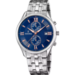 Orologio Festina Timeless Chronograph F6854/6 Blu Cinturino In Acciaio, Uomo