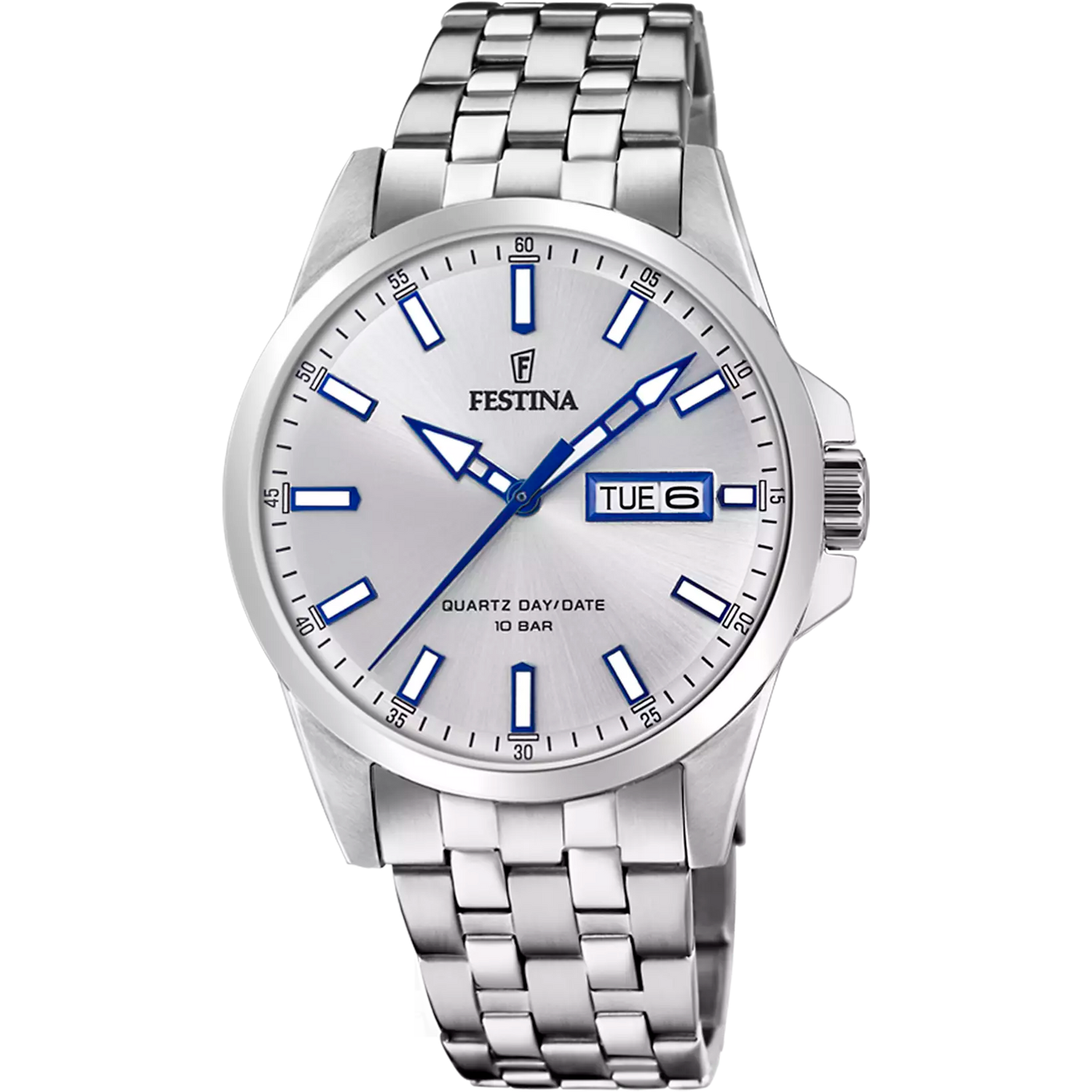 Orologio Festina Classics F20357/1 Argento Cinturino In Acciaio, Uomo
