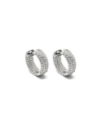Orecchini cerchi zirconia