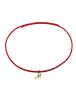Collana calamita con iniziale