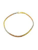Bracciale Cordoncino tre colori