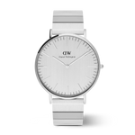 Classic piano link silver unitone