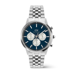 Iconic chronograph arch 5-link arctic panda silver