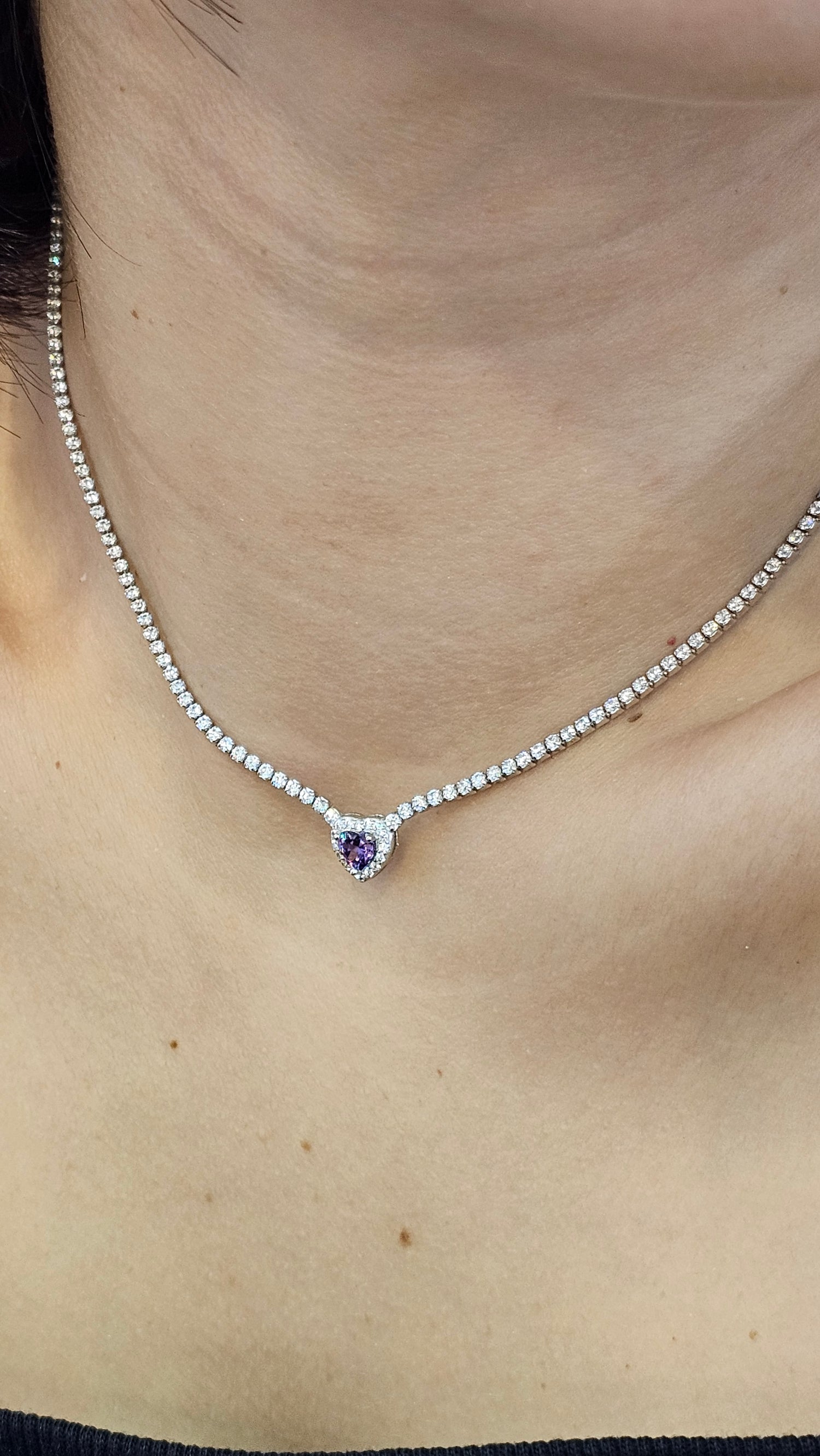 Choker Tennis Cuore
