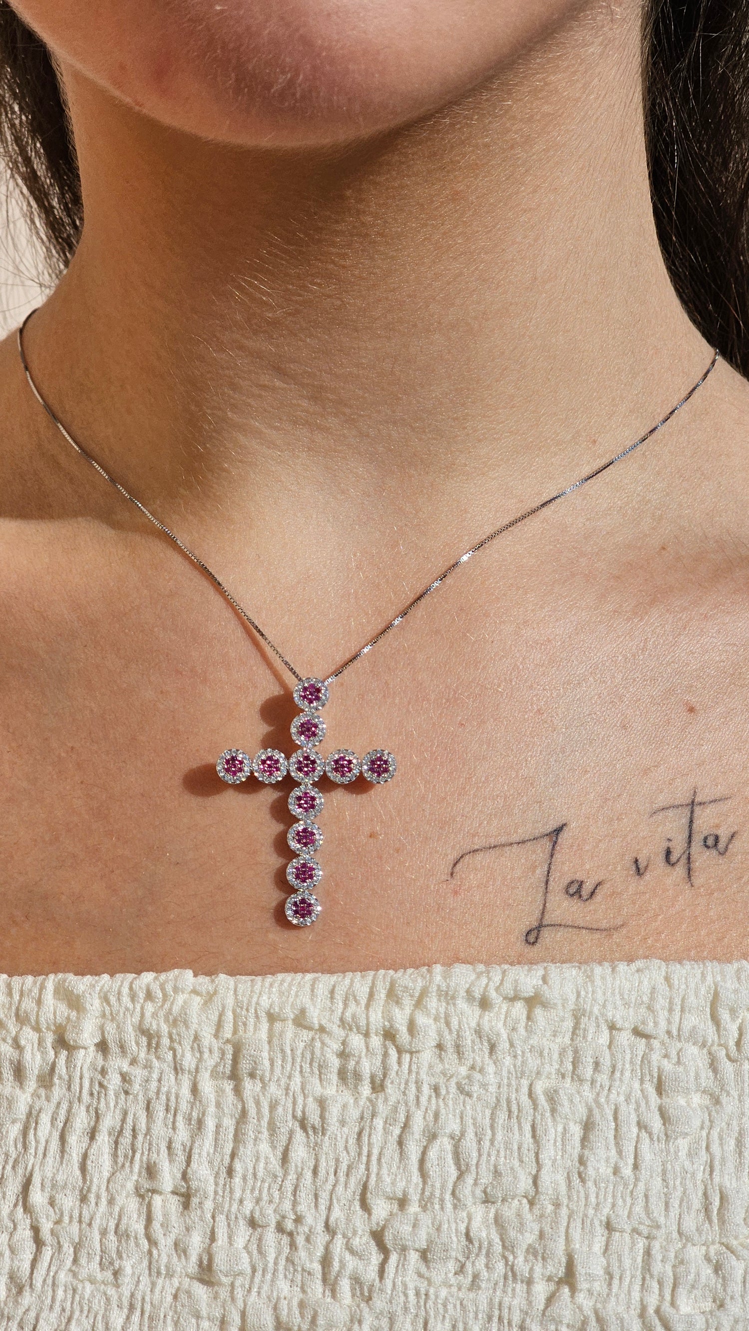 Collana Croce Diana