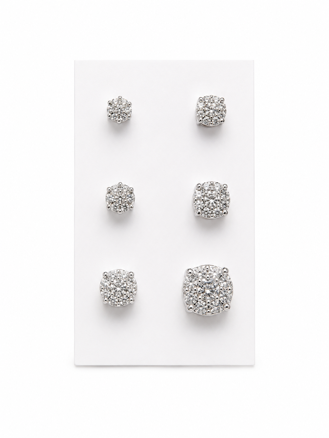 Set 6 orecchini punto luce