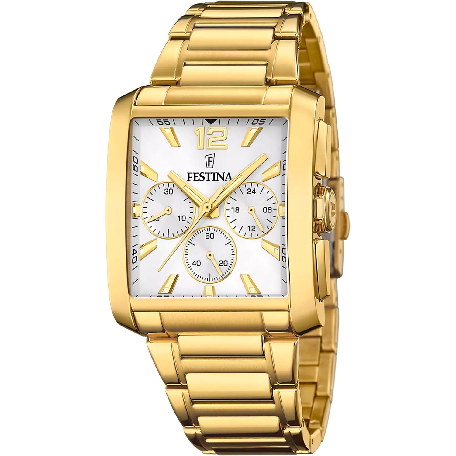 Orologio Festina F20638/1 Grigio Argento Cinturino In Acciaio Inossidabile 316L, Uomo