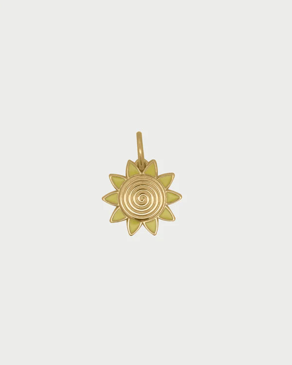 Charm Sole Smalto Giallo