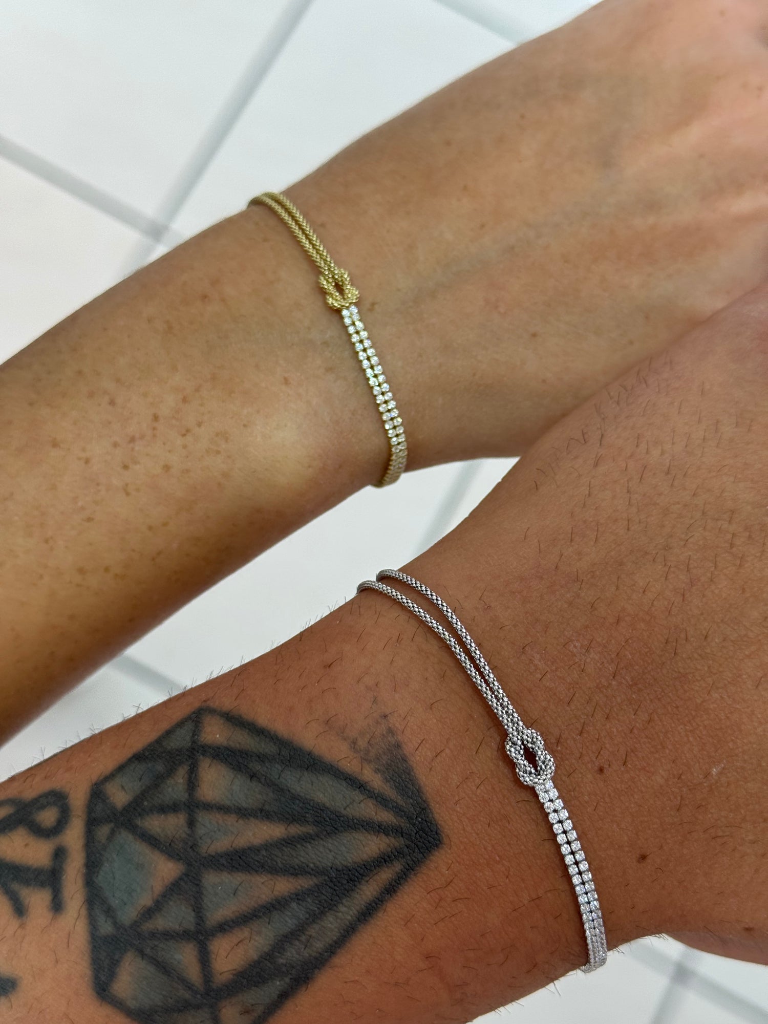 Box luce + bracciali nodo tennis