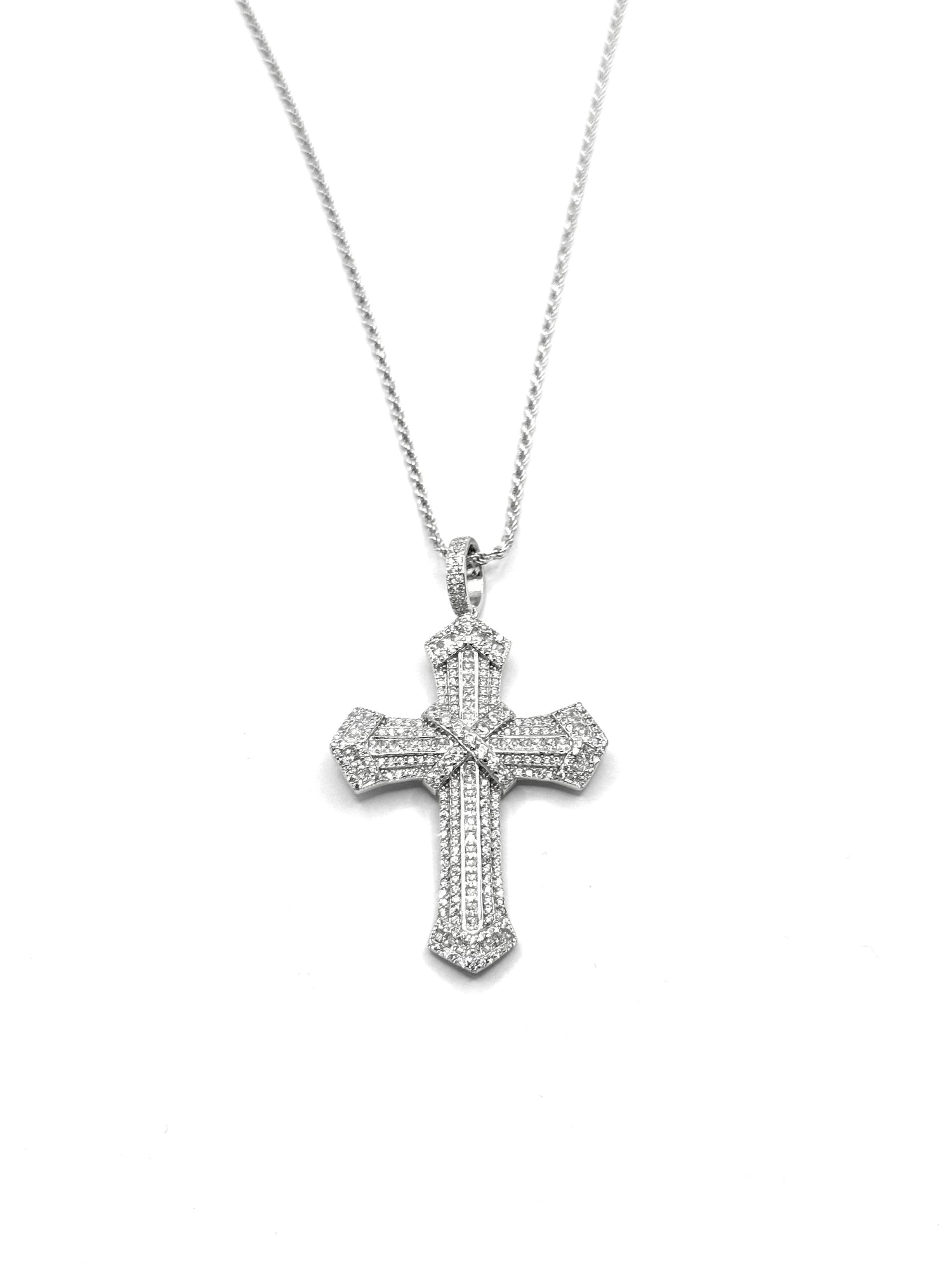 Collana Croce silver g