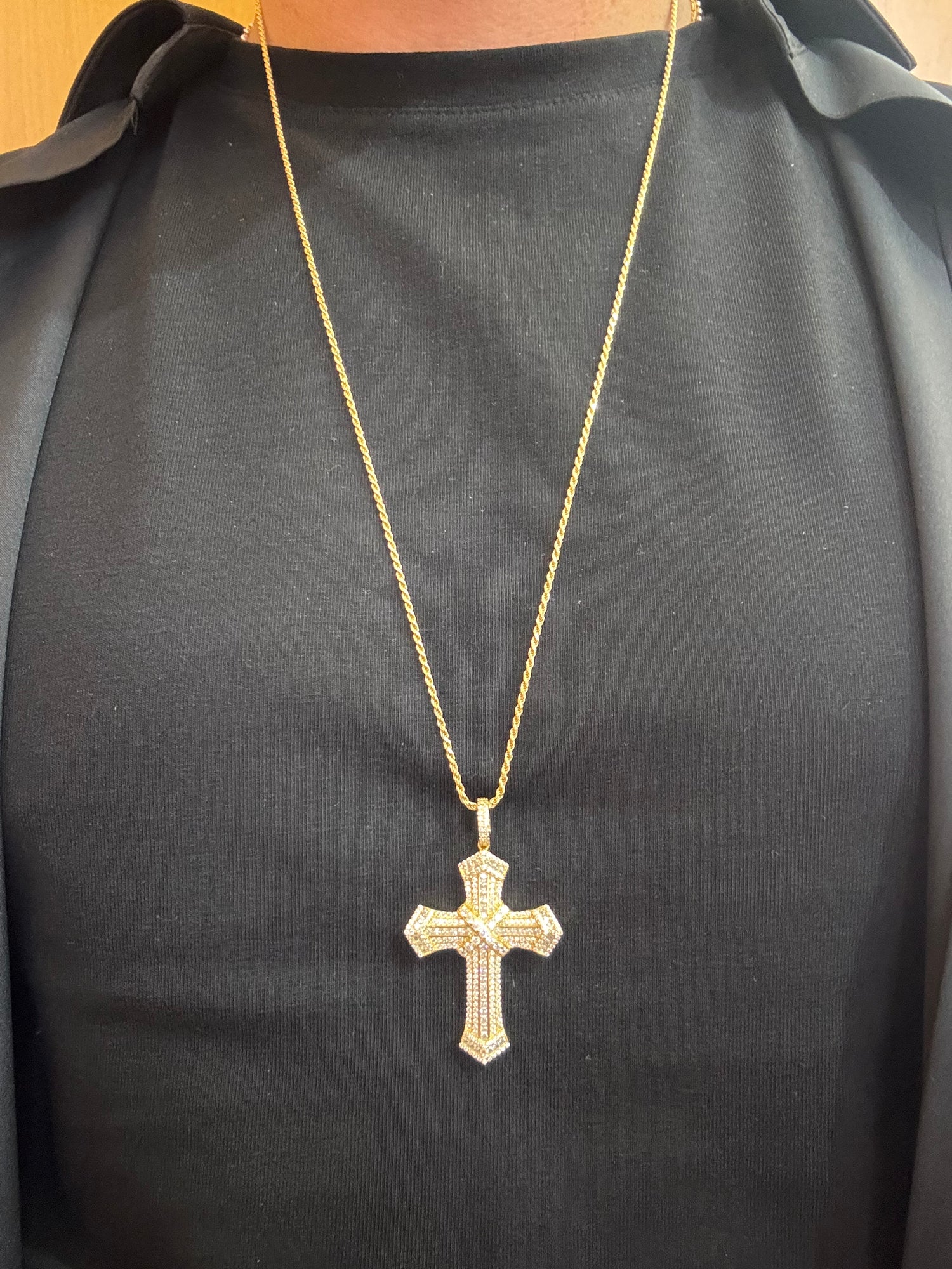 Collana Croce gold g