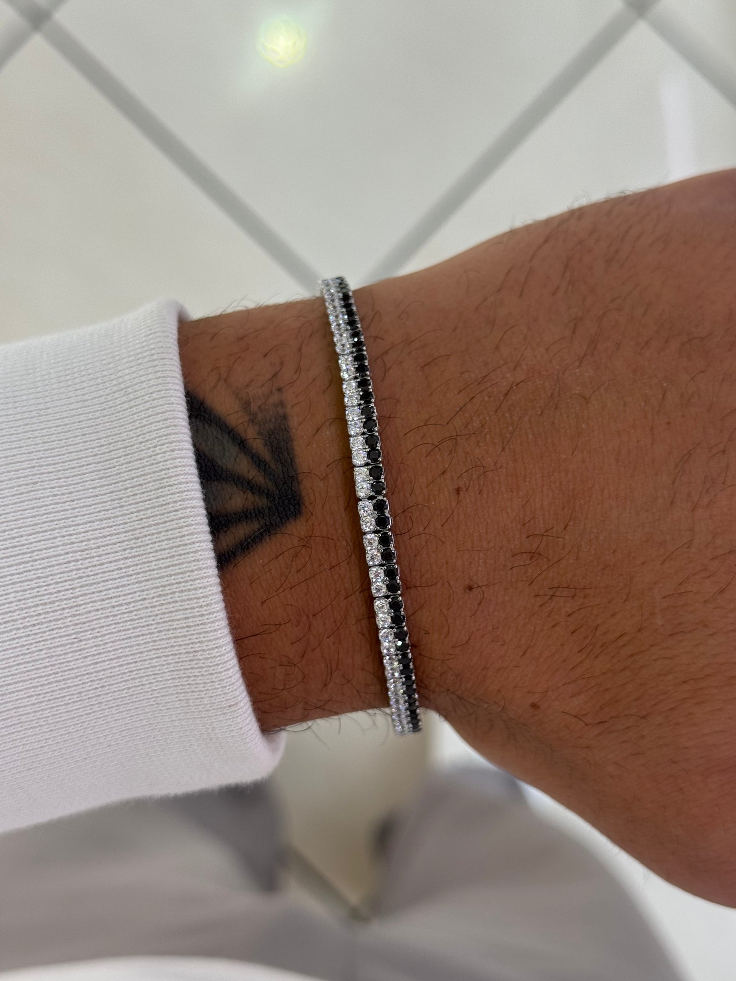 bracciale Double tennis black