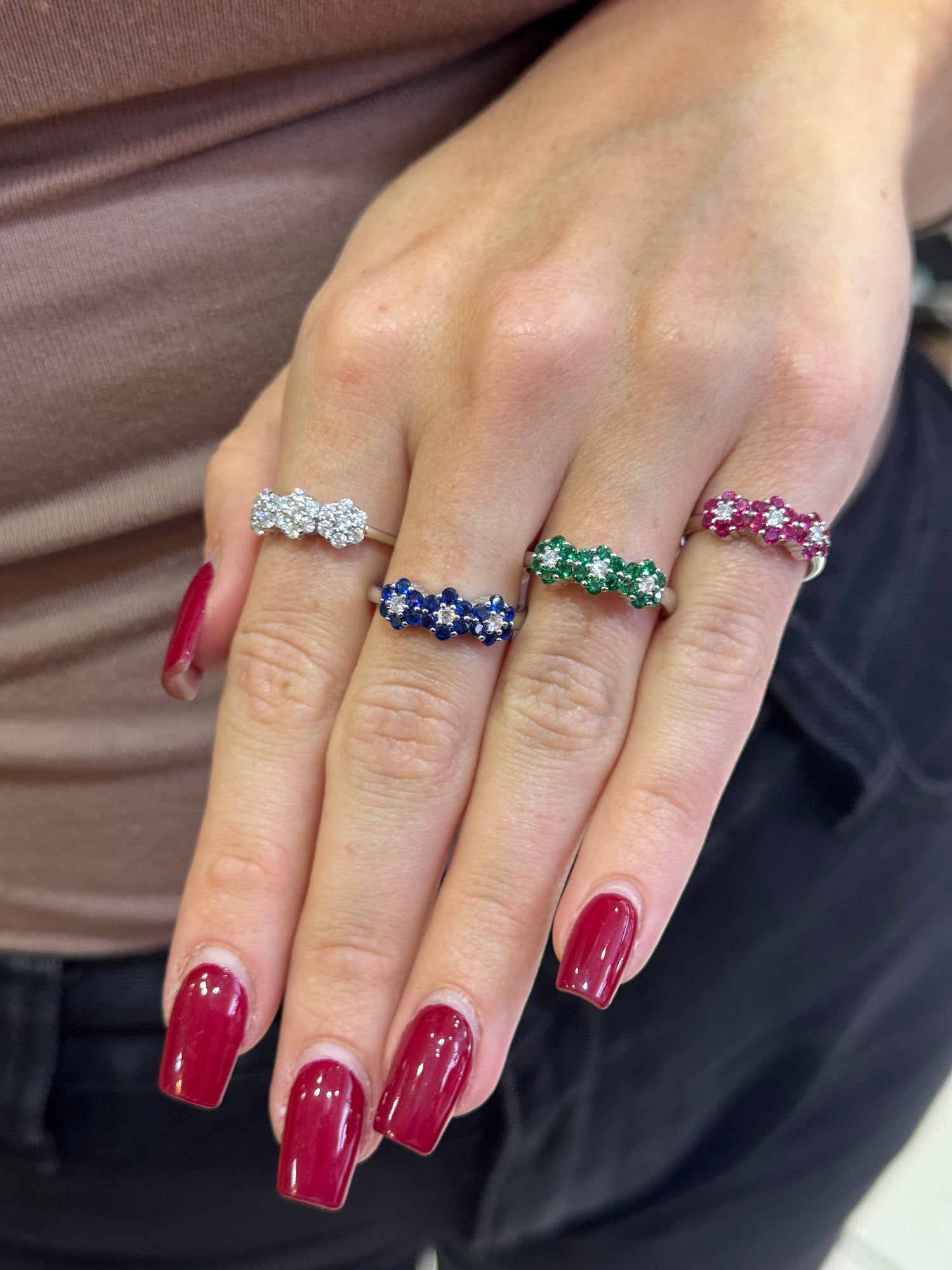 Box luce + Anello mini flowers