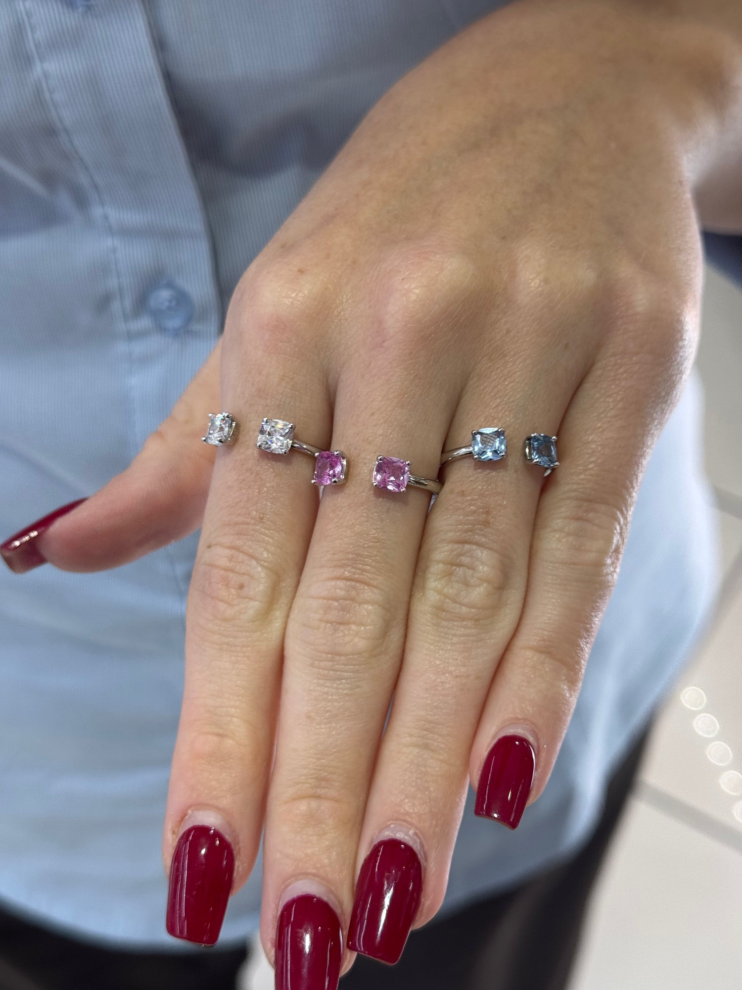 Anello cubic Zirconia