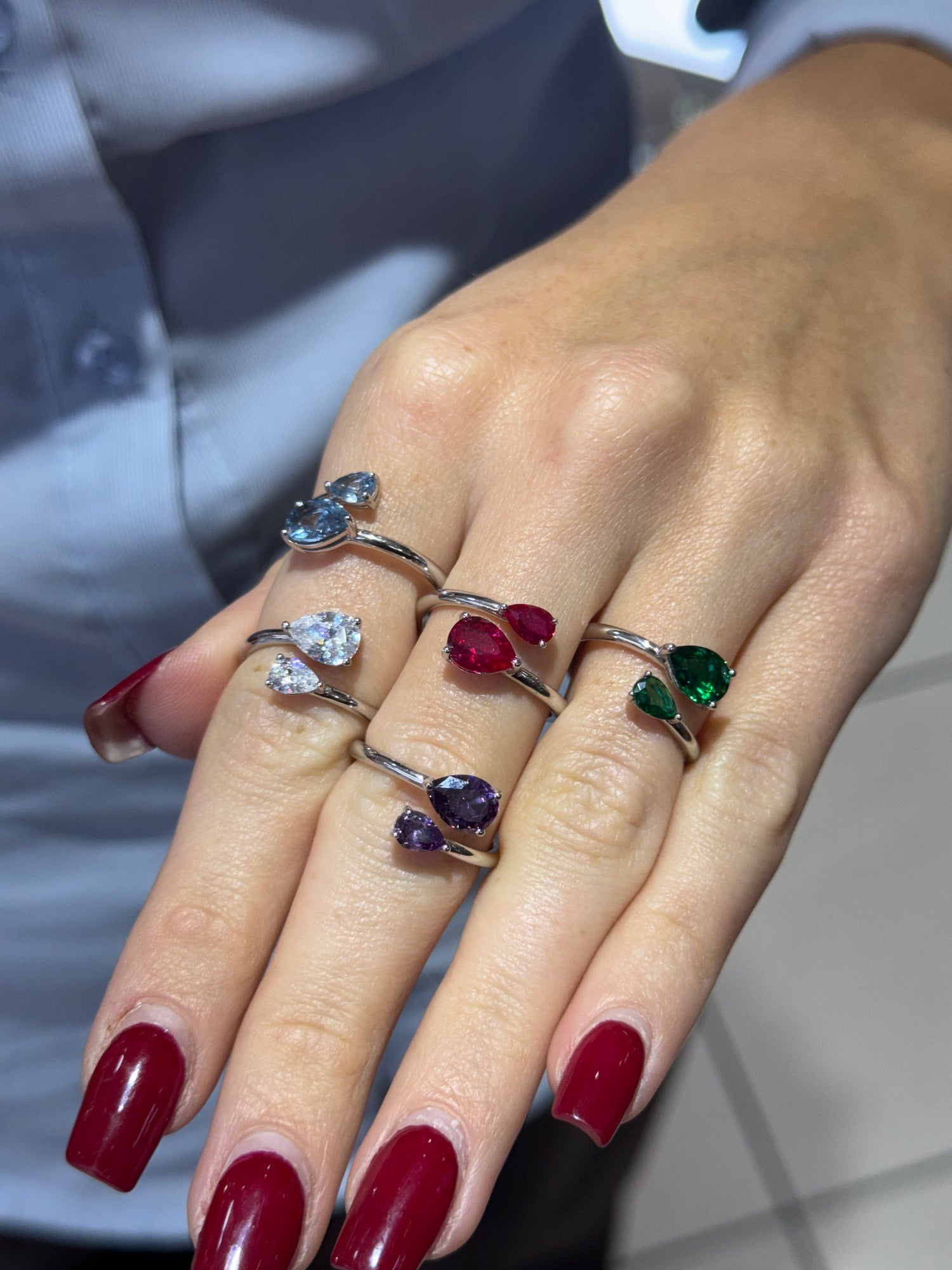 Anello Goccia