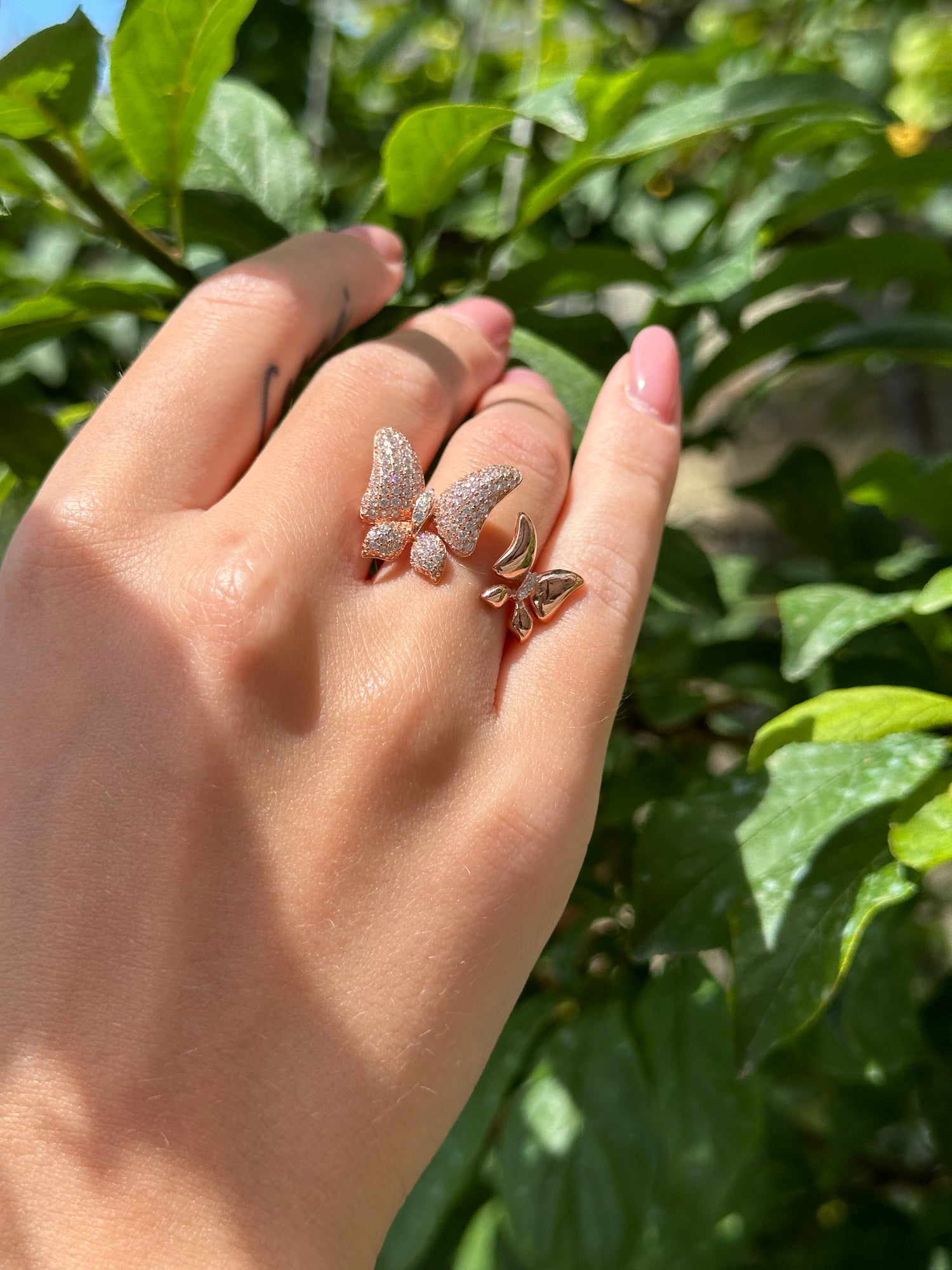Anello Double Butterfly