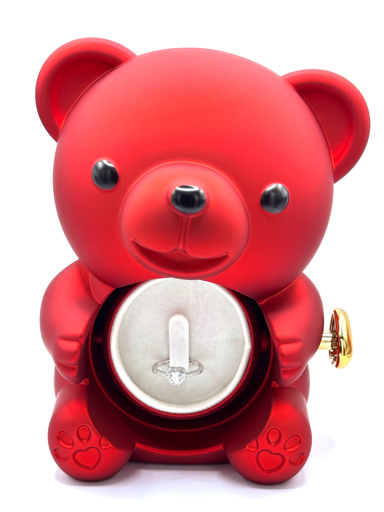 Box teddy + Anello White love