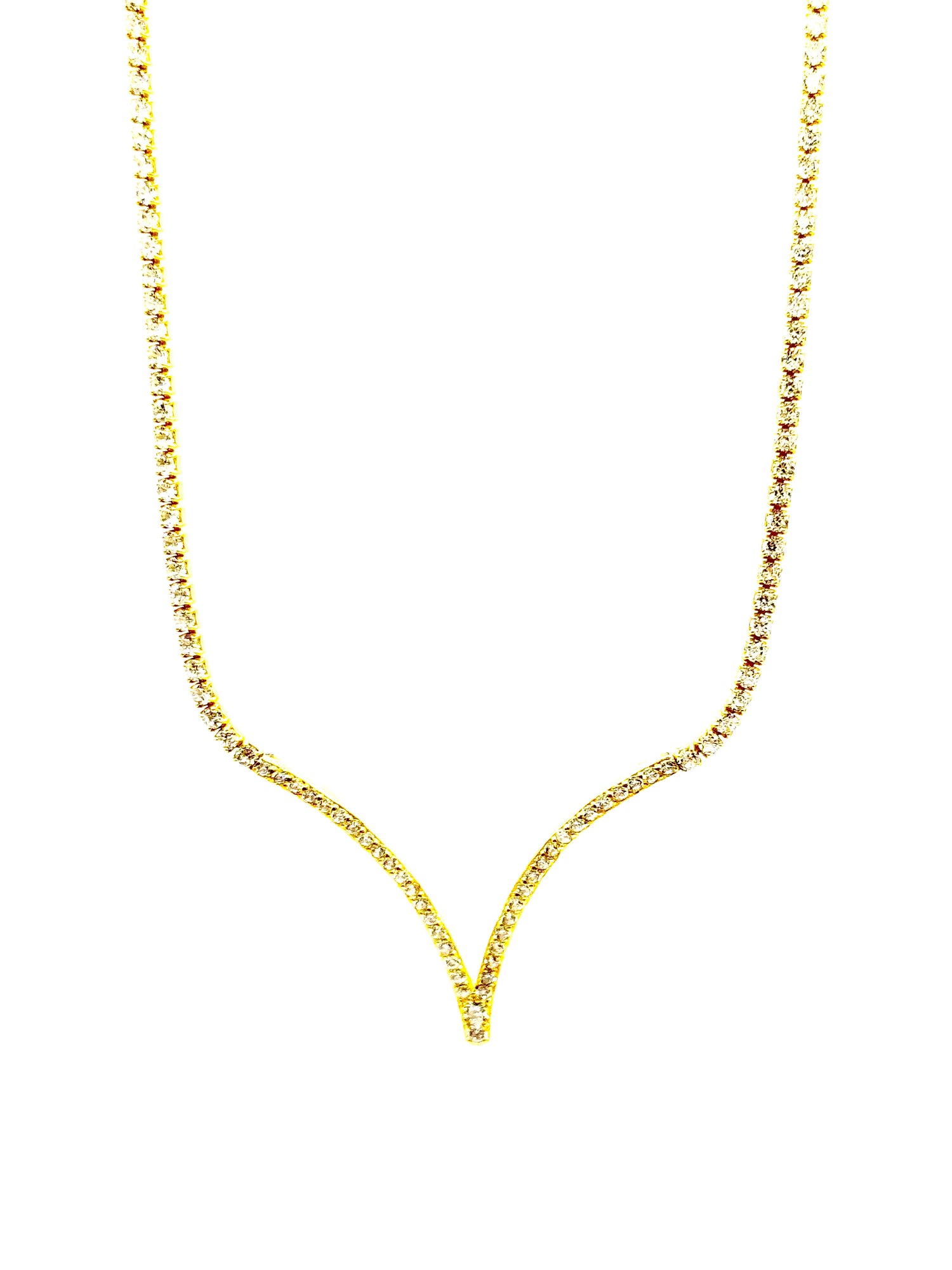 Collana Tennis Gold