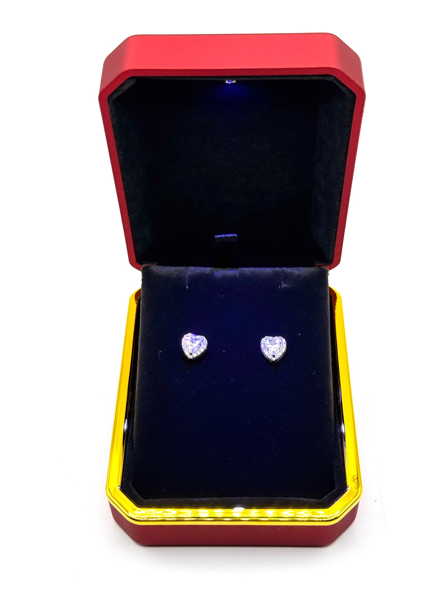 Box luce + Orecchini cuore