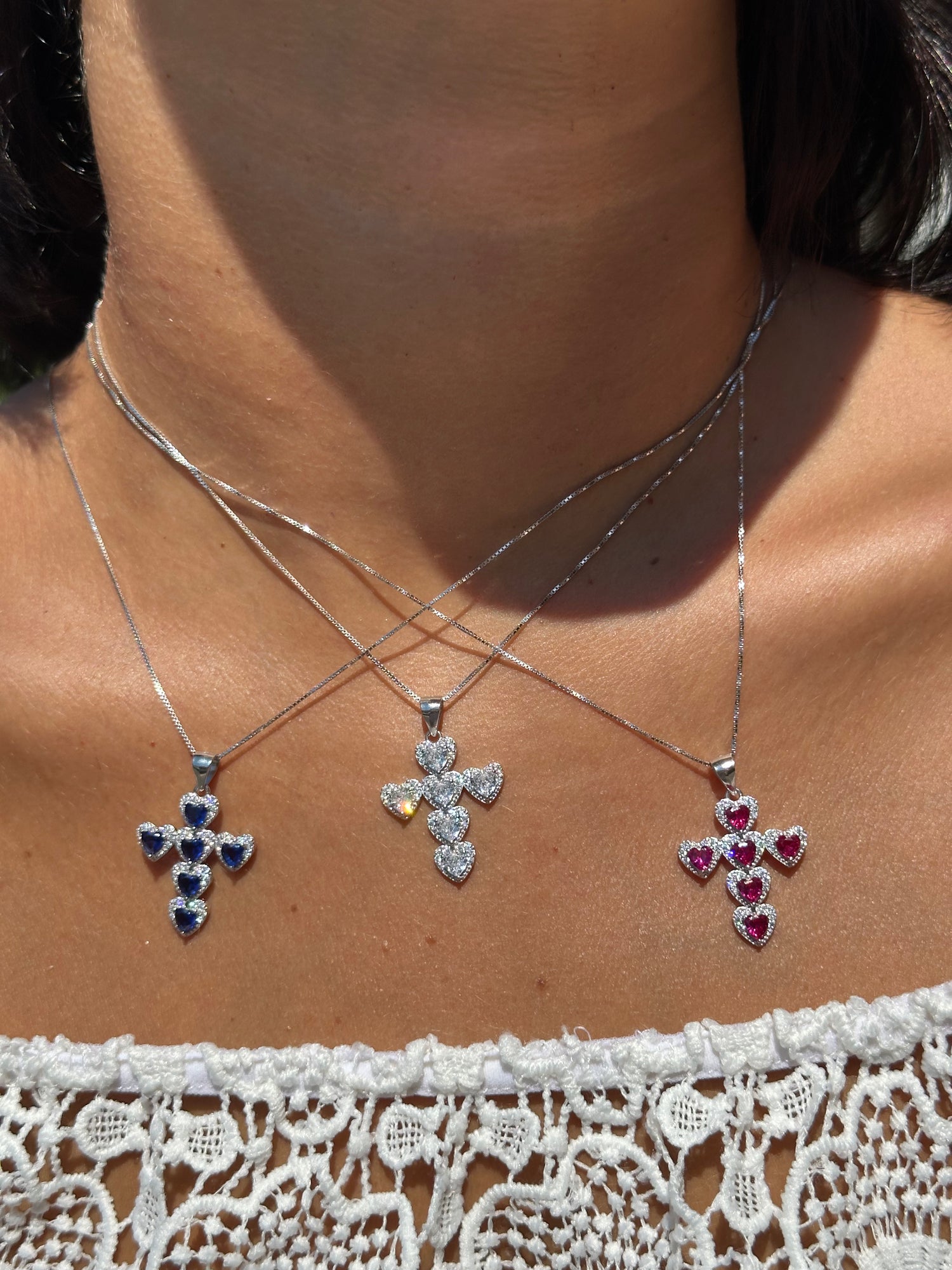 Collana Croce Love