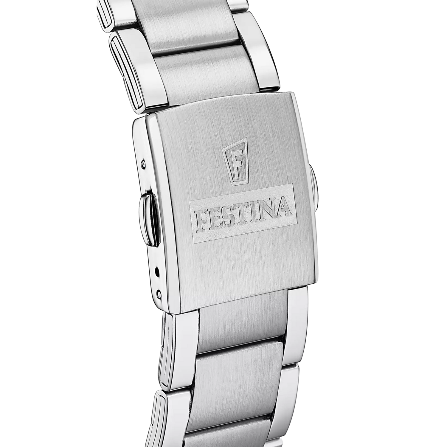 Orologio Festina Timeless Chronograph F20343/8 Nero Cinturino In Acciaio, Uomo