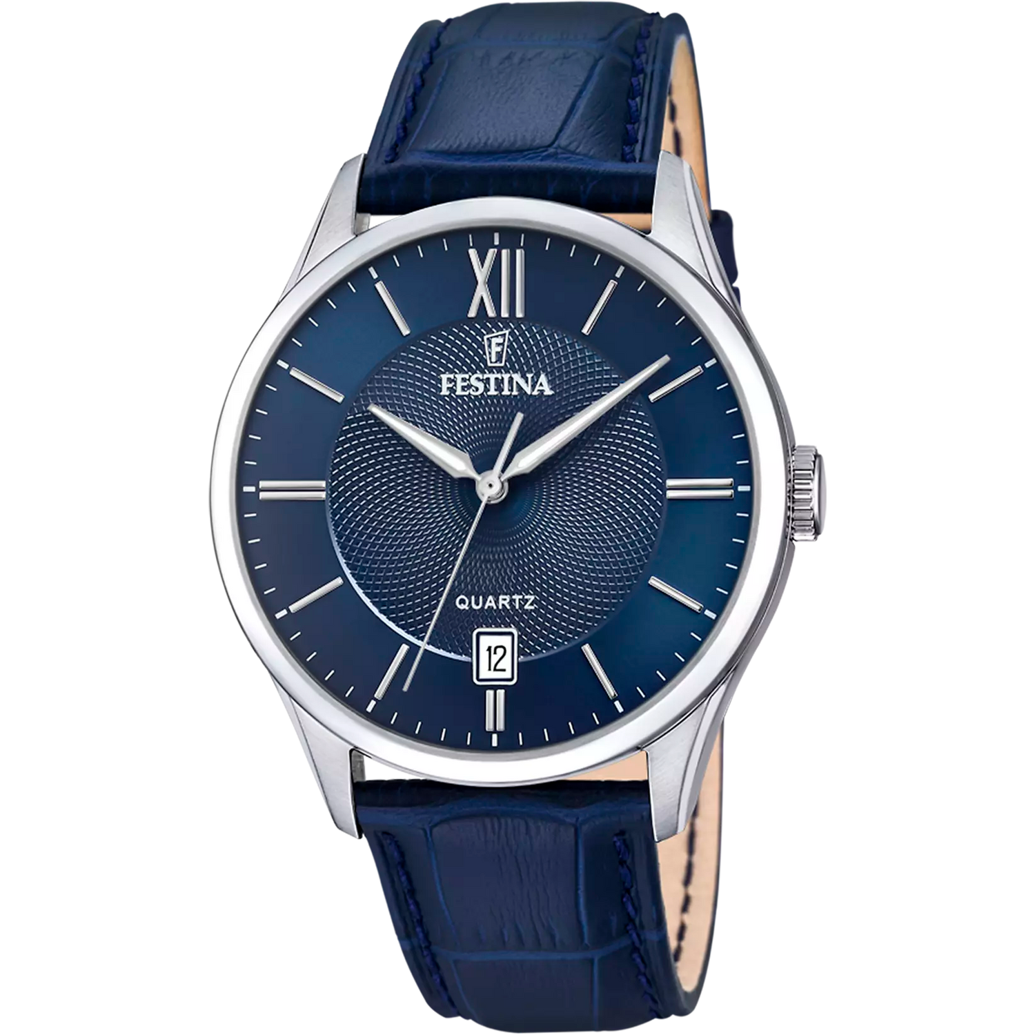Orologio Festina Classics F20426/2 Blu Cinturino In Pelle, Uomo