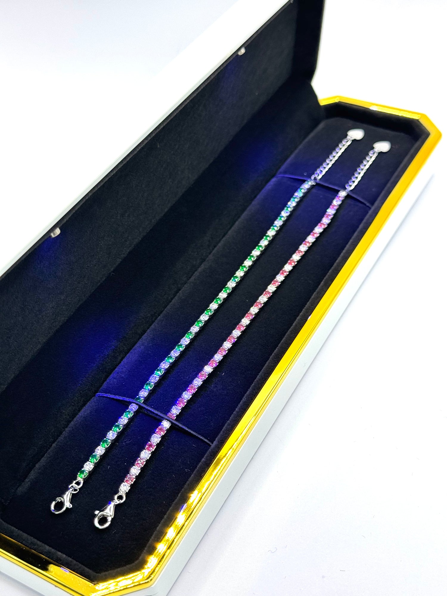 Box Luce + Bracciali Tennis Love