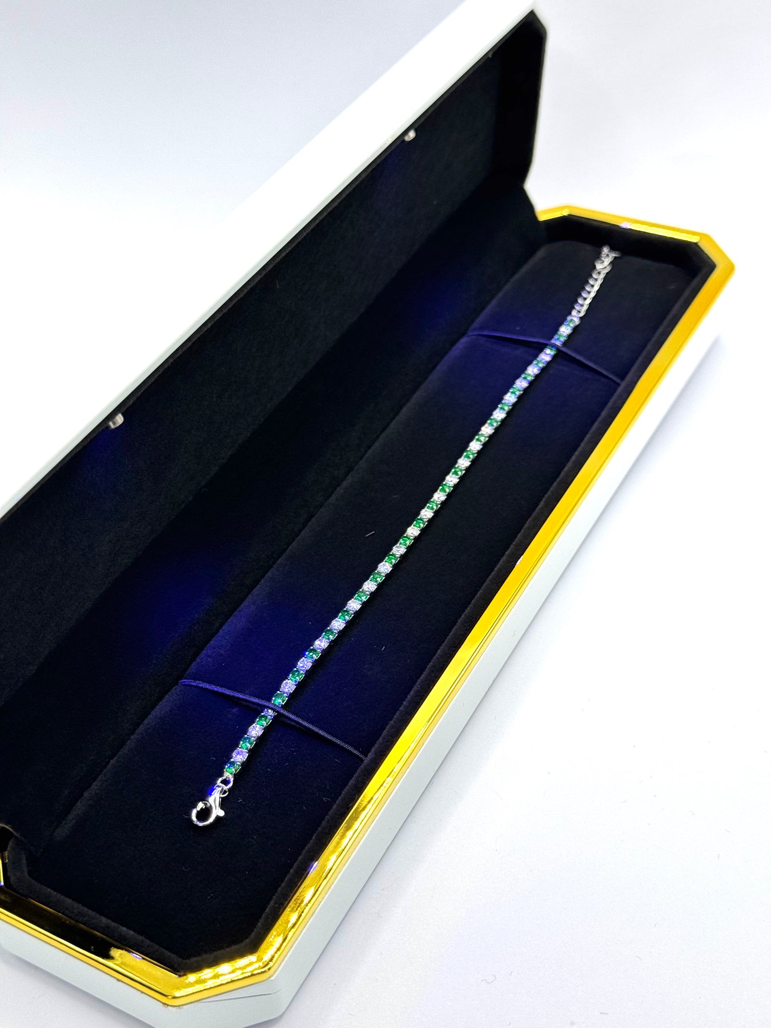 Box Luce + Bracciale Tennis
