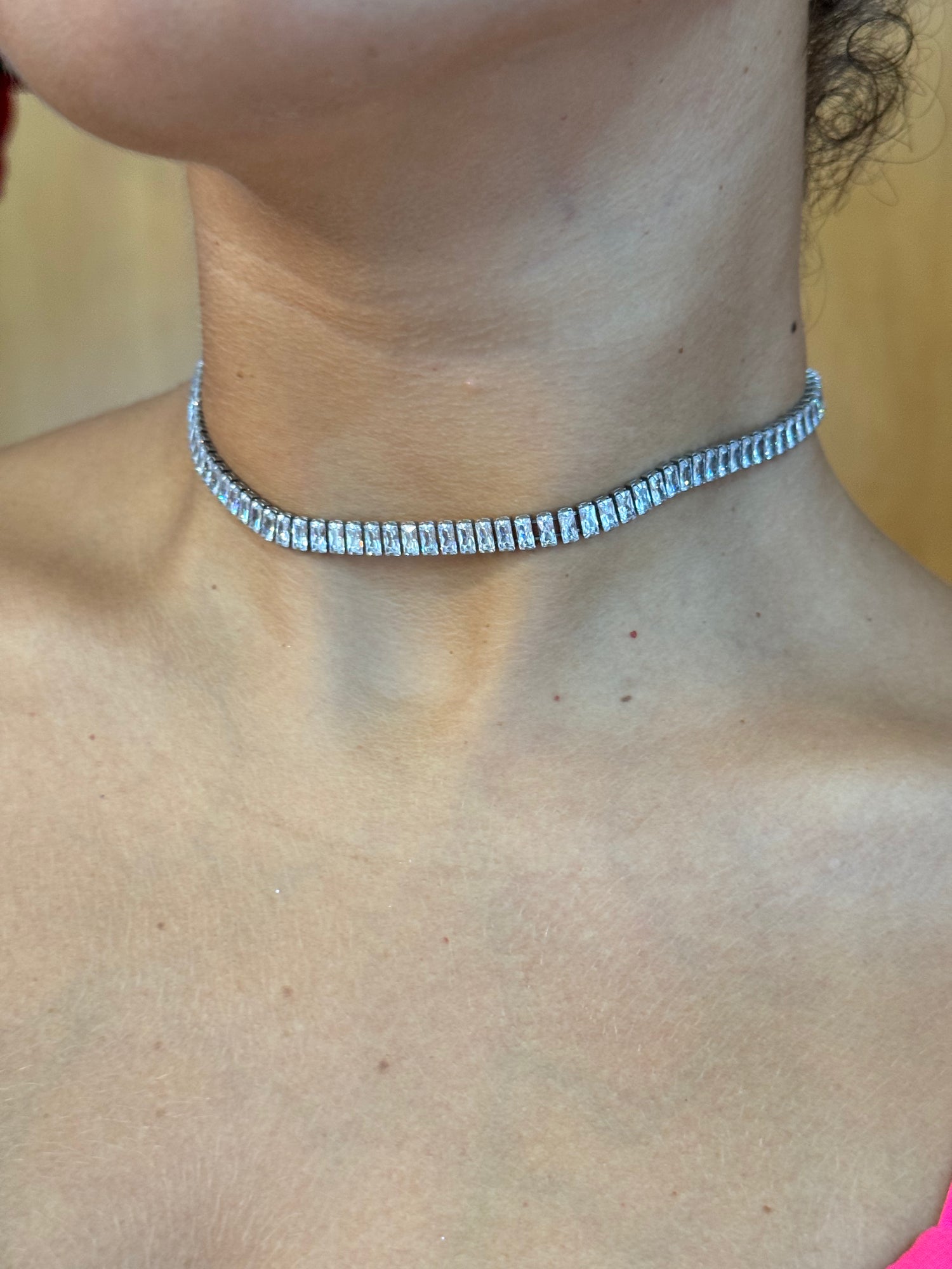 Choker Tennis Baguette