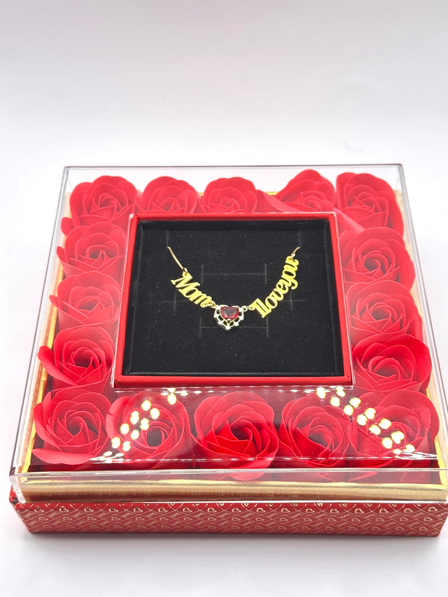 Box Rose + Collana Mom