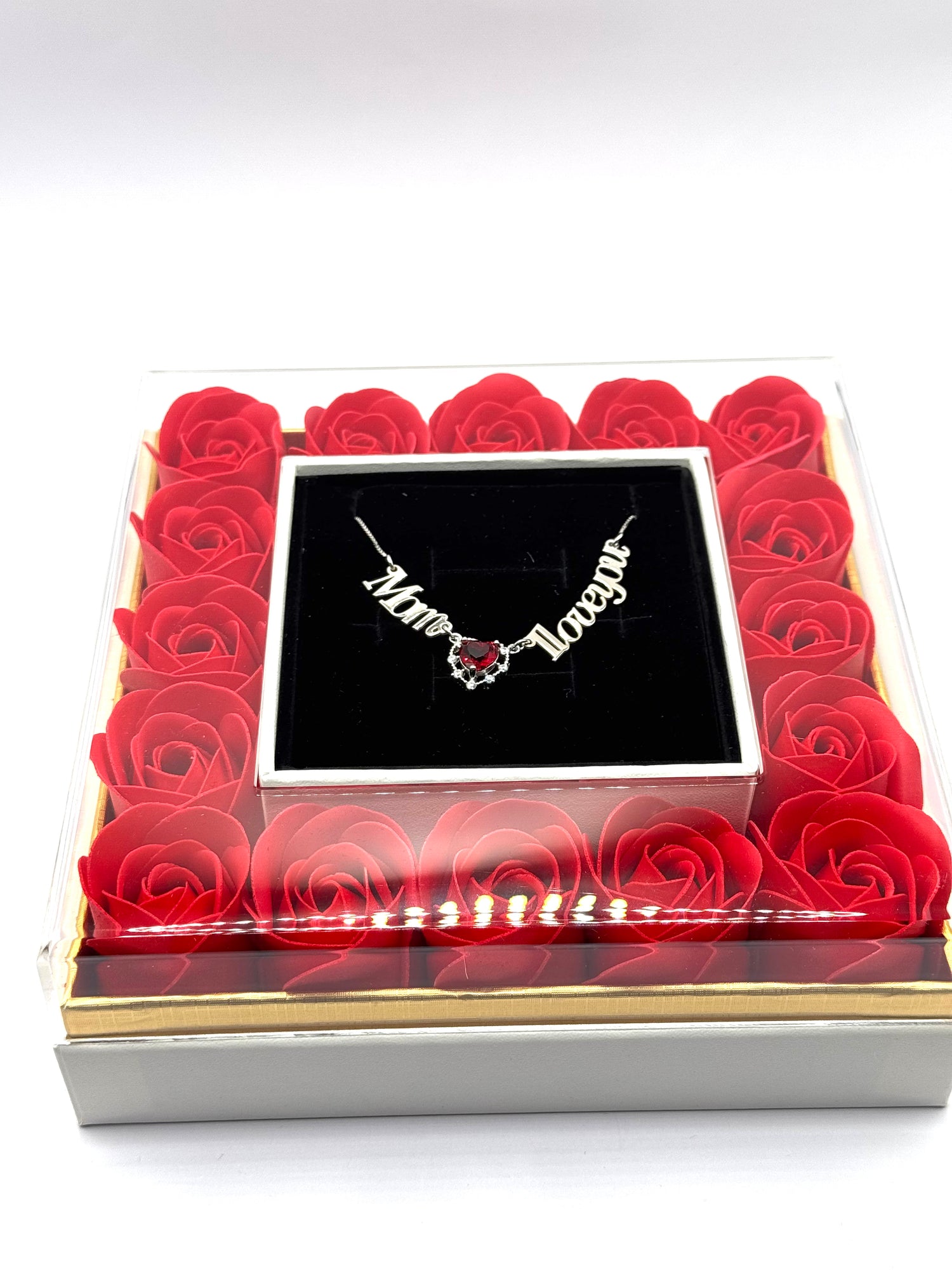 Box Rose + Collana Mom