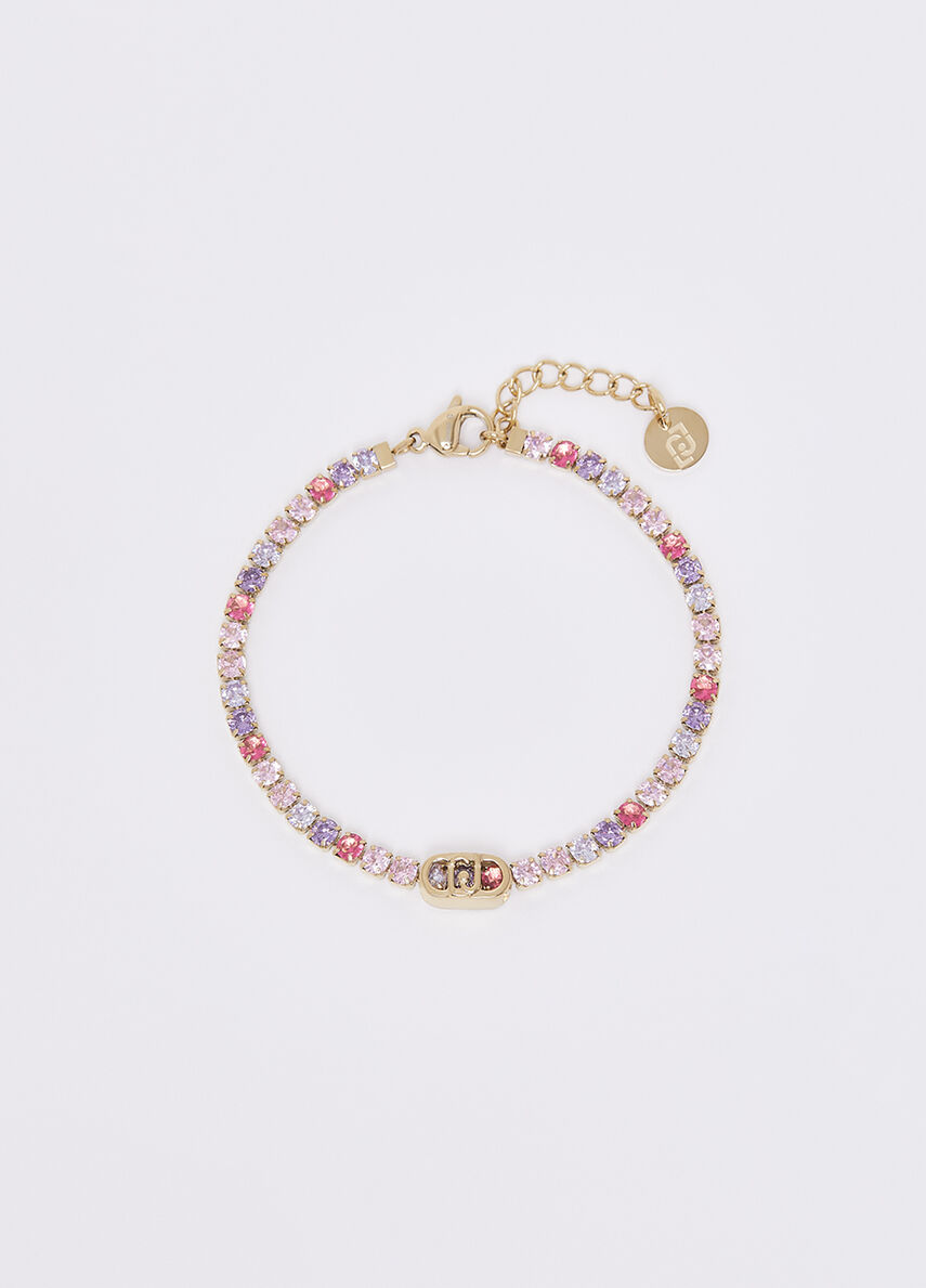 Bracciale con brill multicolor