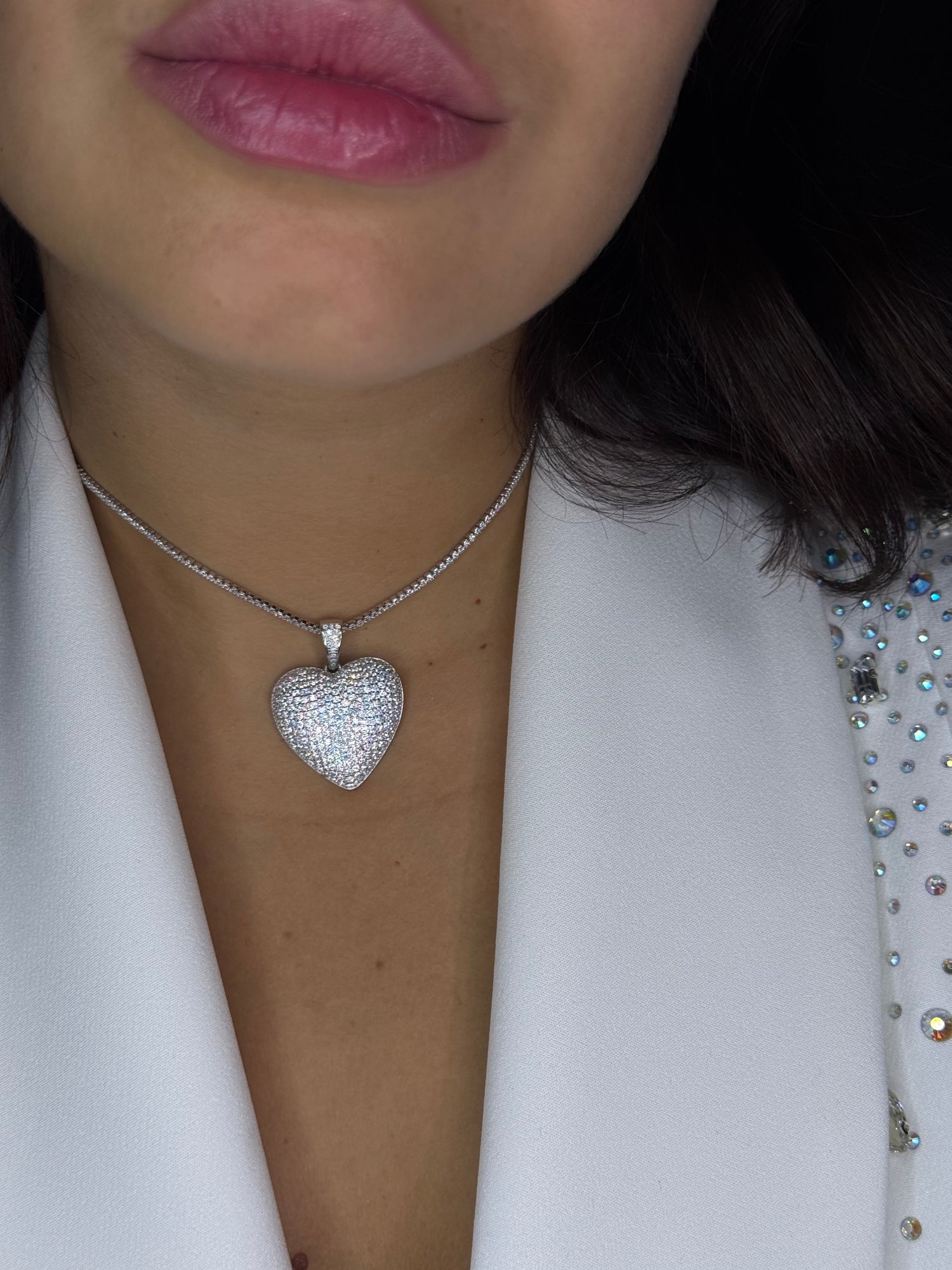 Collana Tennis Heart