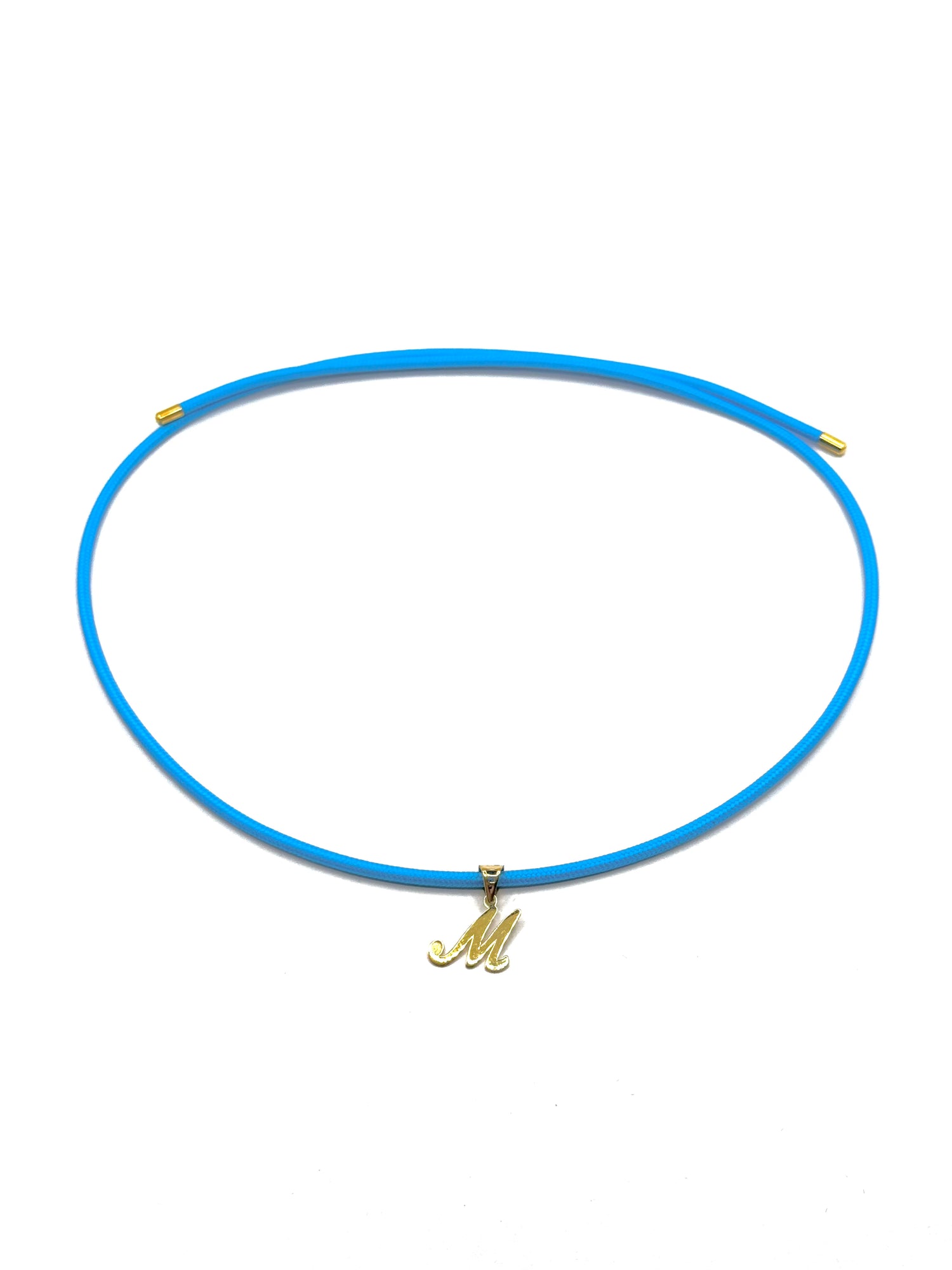 Collana calamita con iniziale