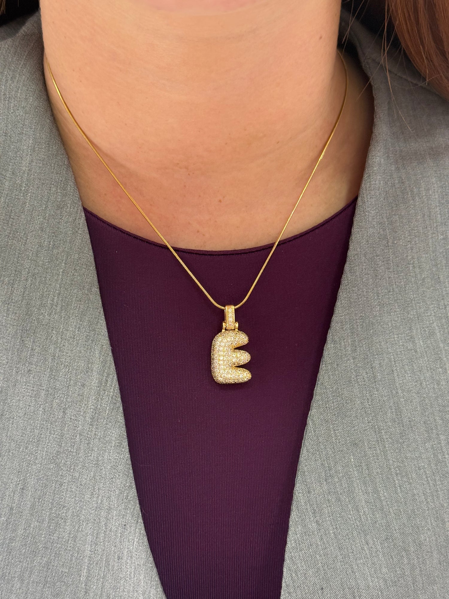 Collana Lettera gold