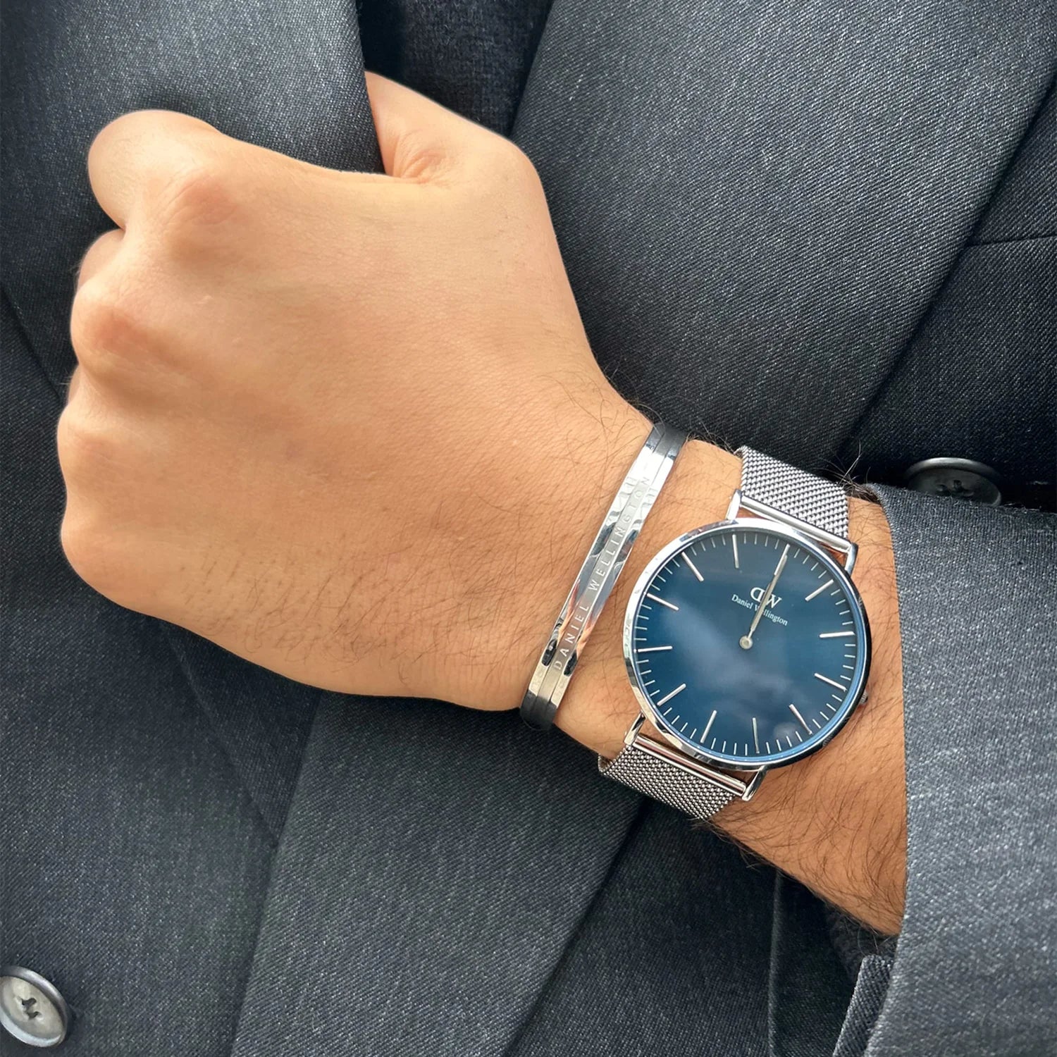 Classic mesh arctic silver