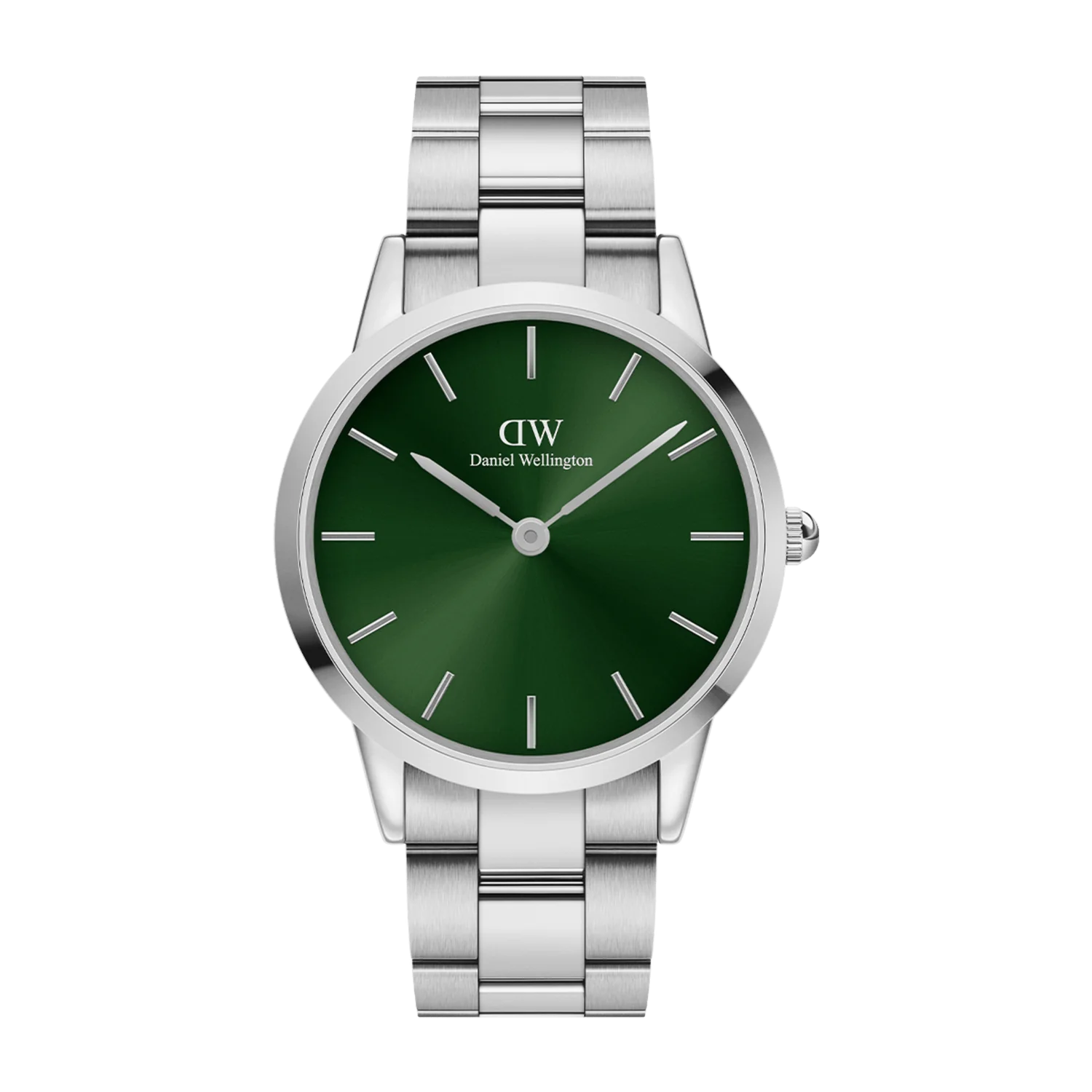 Iconic Link Emerald Green Silver