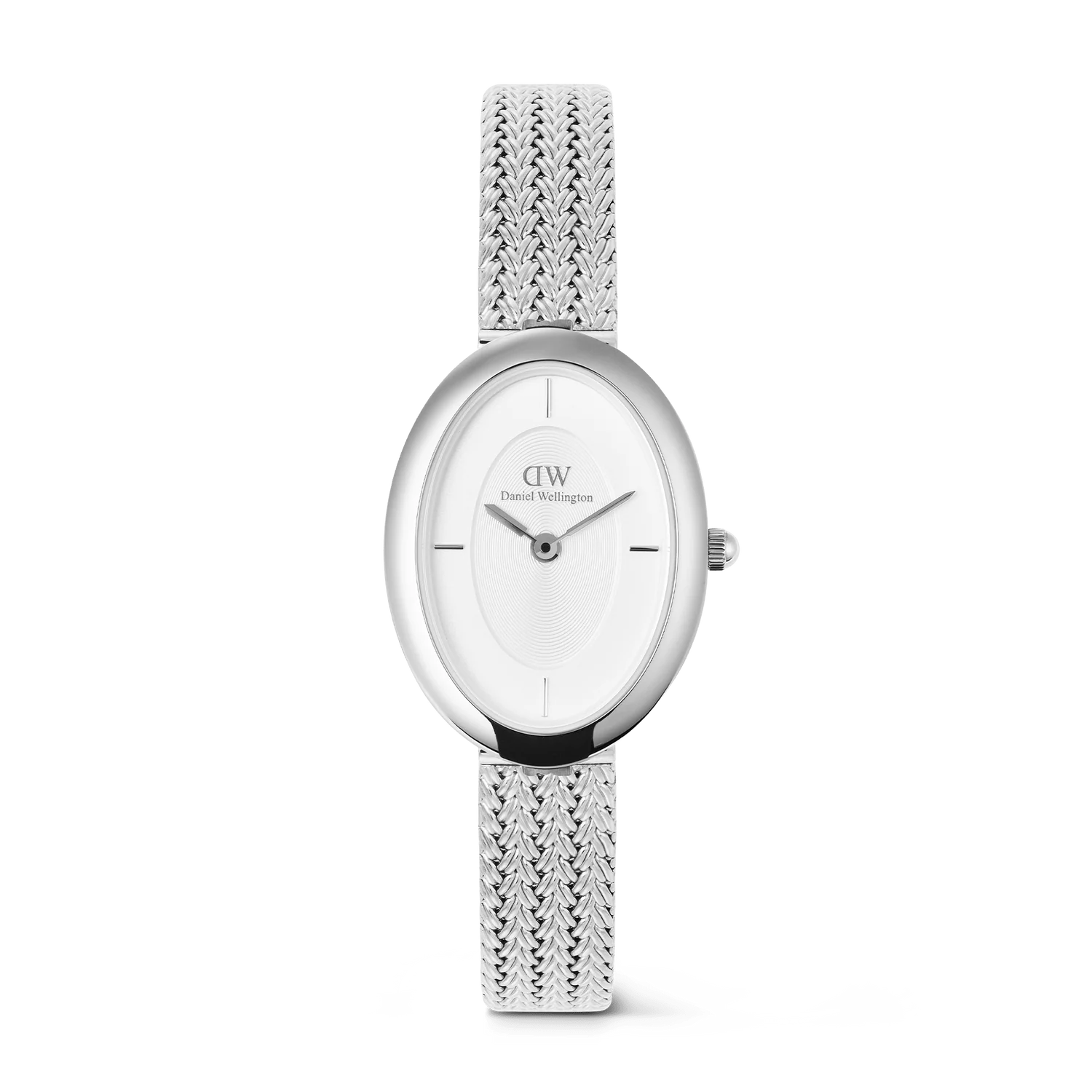 Juliette braided mesh white sunray silver