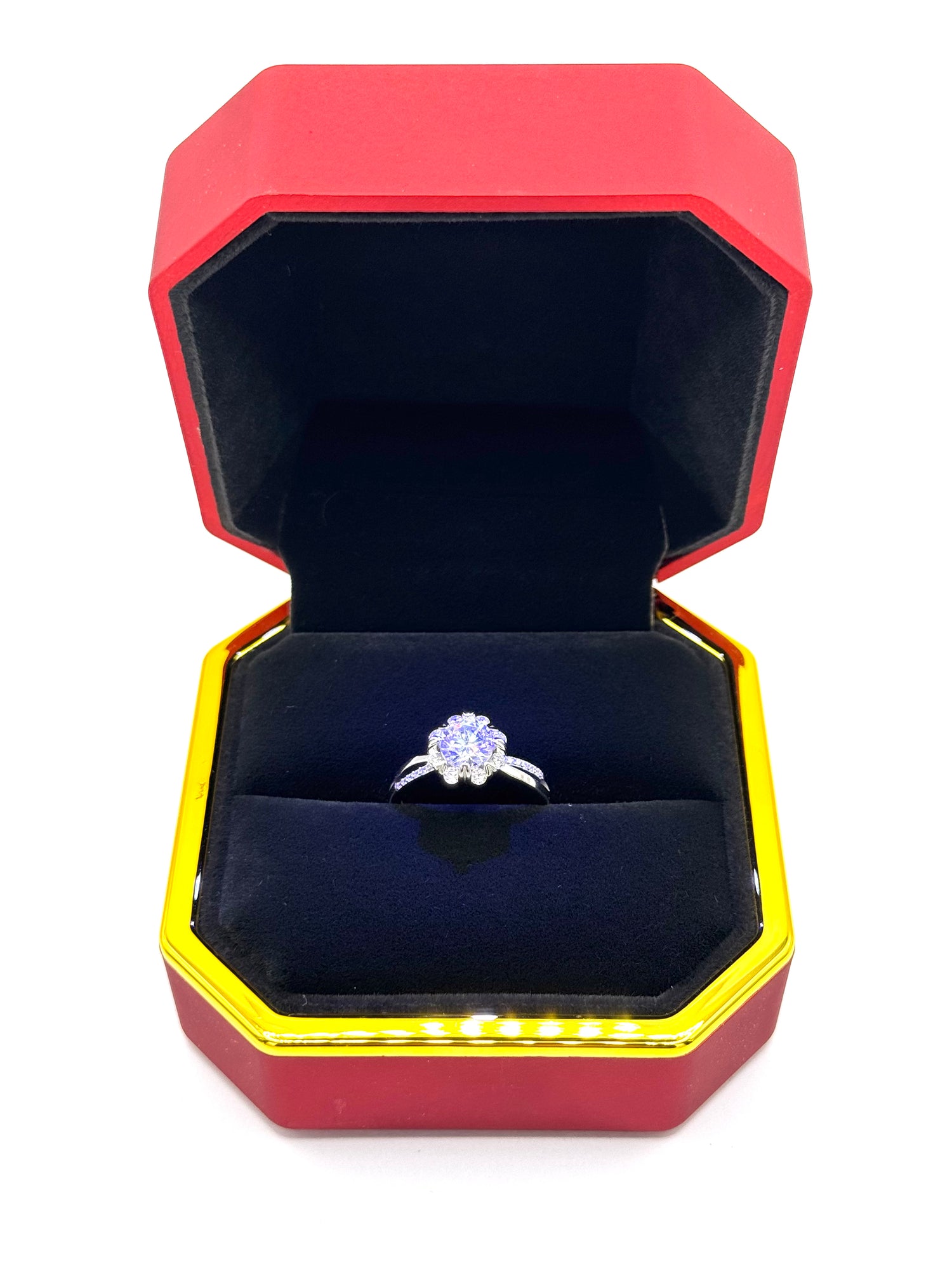 Box luce + Anello very silver